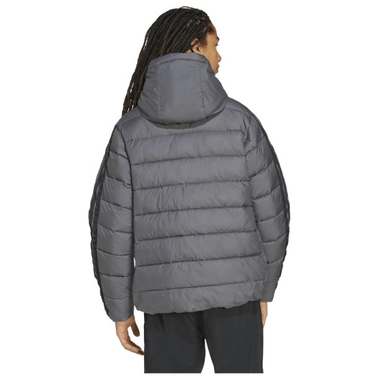 Adidas Ανδρικό μπουφάν Essentials Climawarm 3-Stripes Synthetic Down Hooded Jacket